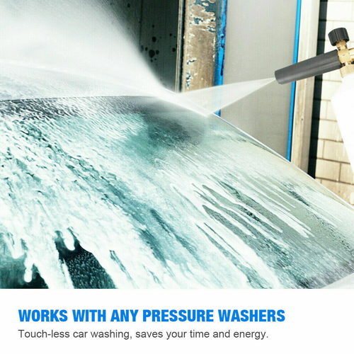 1/4" Snow Foam Lance Cannon Soap Bottle Sprayer Pressure Washer Gun Jet Car Wash - Picture 5 of 27