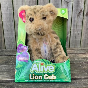 WowWee Alive Lion Cub Interactive Sensors Animated Plush Touch Points | eBay