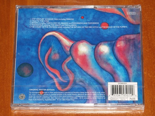KING CRIMSON IN THE COURT CD REMASTERED HD DGM HIGH QUALITY 30TH ANNI EU New - Picture 2 of 2