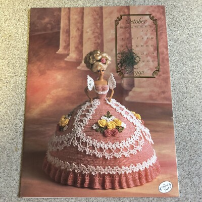 Miss October 1992 Size 11.5  Fashion Doll Dress Crochet Pattern Annie's, Barbie