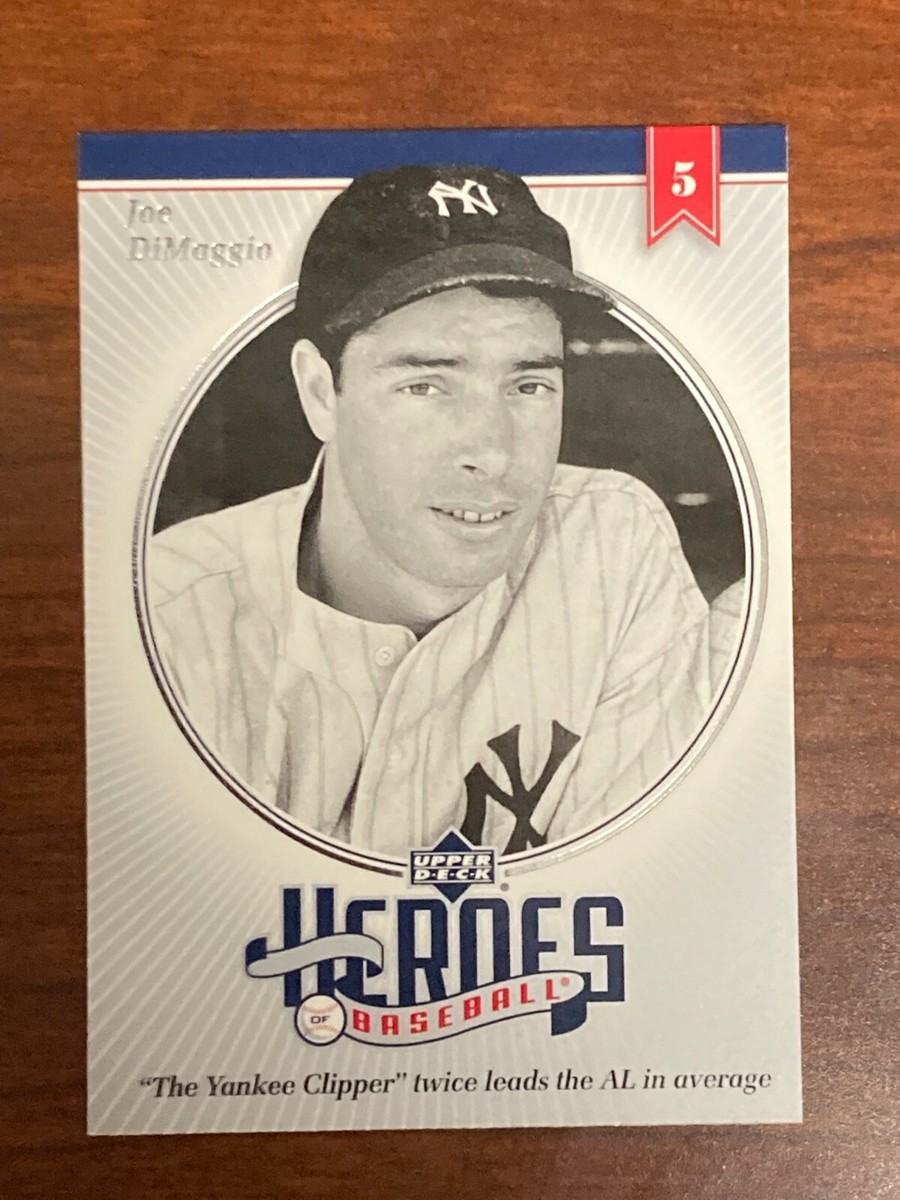 Upper deck 2002 Joe DiMaggio Jersey Card