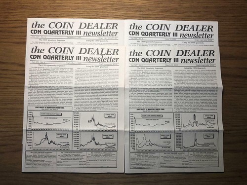 the COIN DEALER newsletter - Quarterly III - Complete Set 2005 (4 Issues)