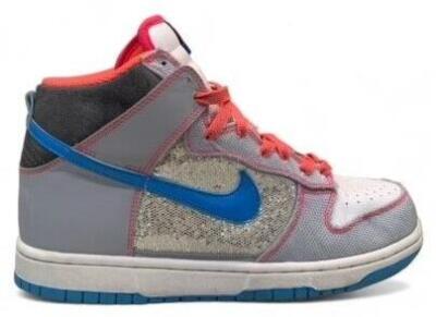 Nike Dunk 6.0 Premium High Grey Sequin W for sale | eBay