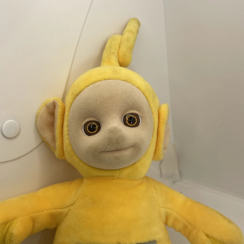 Фигурка желтой плюшевой куклы Teletubbies 11 дюймов Jumping Laa Laa  - Изображение 2 из 4