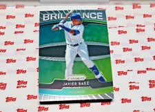 2020 Panini Prizm-Carolina Blue Refractor-Brilliance Javier Baez-Mint