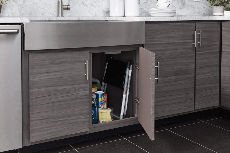 Cosco One Step Platinum Lightweight Folding Steel Step Stool with Stability - Image 4 of 4