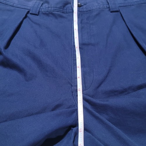 Vintage Ralph Lauren Polo Sport Shorts Mens 36 Blue Chino Golf Preppy Polo - Picture 11 of 12
