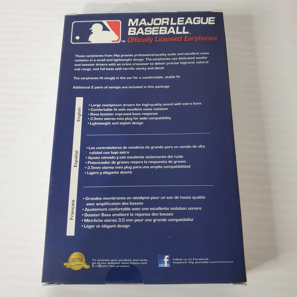 Miami Florida Marlins MLB Team Baseball Earphones IHip New For Ipad IPhone  - Image 3 of 4