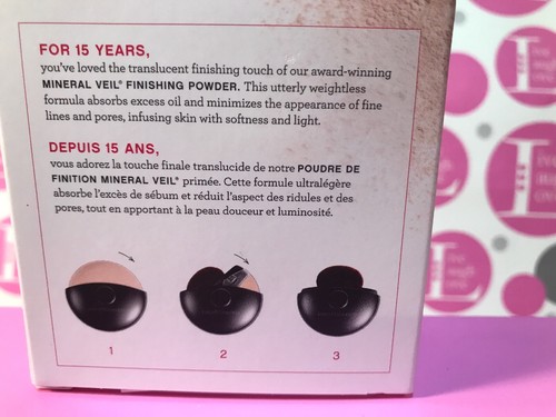Bare Minerals 15th Anniversary Original Mineral Veil/Finishing Powder 0.28OZ NIB - Picture 12 of 12