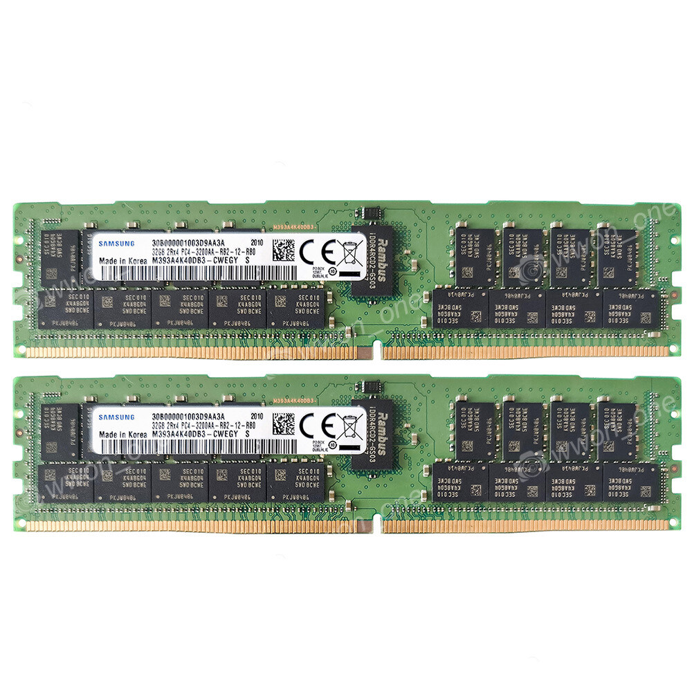 ③ SAMSUNG 32GB x 2枚 64GB Registeredメモリ Sam Original 64GB (2x32GB) DDR4 3200 MHz PC4-25600 SODIMM