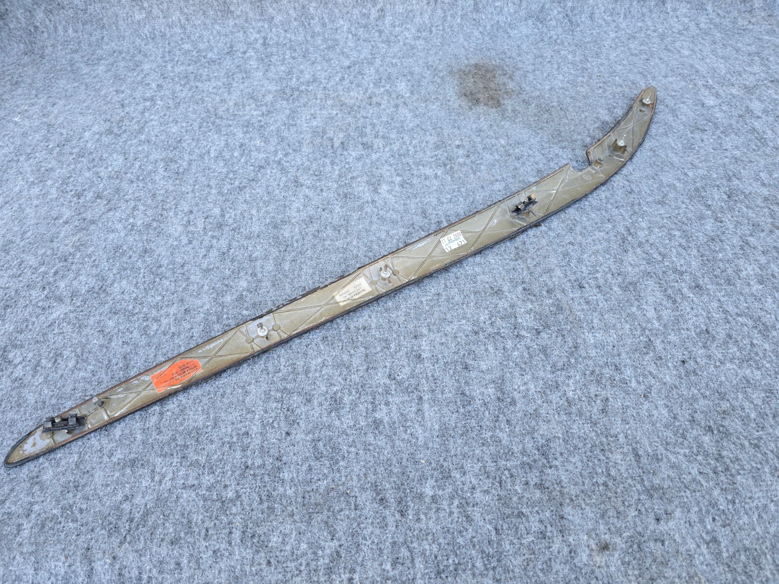 FRONT LEFT DOOR WOOD TRIM ASSEMBLY 58k 08-19 MASERATI GRANTURISMO 4.2L M145