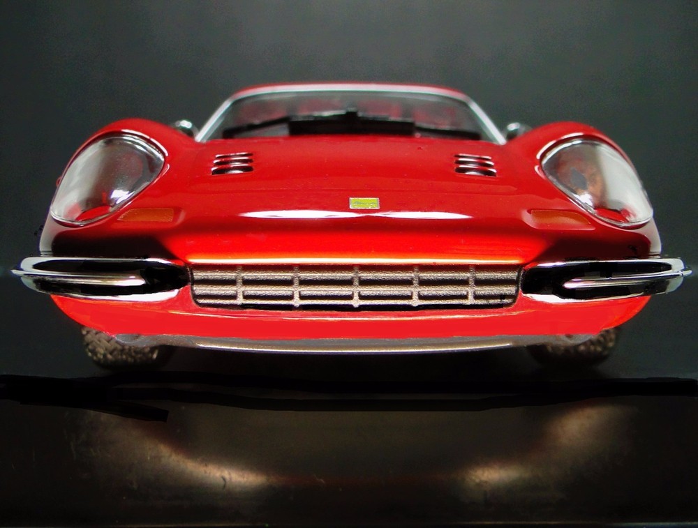Ferrari Race Car Racing Racer1:24Hot Rod12 Custom Built Metal Body Model18