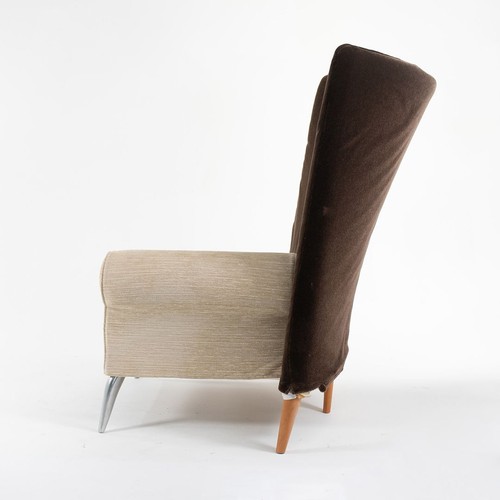1988 Paar Philippe Starck Driade Royalton Arm Lounge Stühle/Sofas aus Stoff - Bild 7 von 10