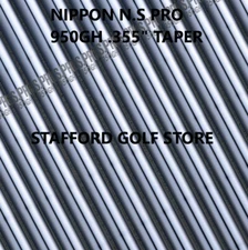Nippon N.S.PRO 950GH Steel Iron Shafts Set .355 Taper Tip Regular/Stiff Flex