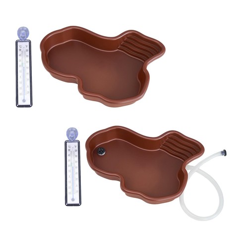 Reptilien Badeschale - Anti-Rutsch Für Schildkröten & Echsen