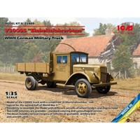 "Icm 35409 V3000S \"Einheitsfahrerhaus\" Wwii German Military Truck 1/35"