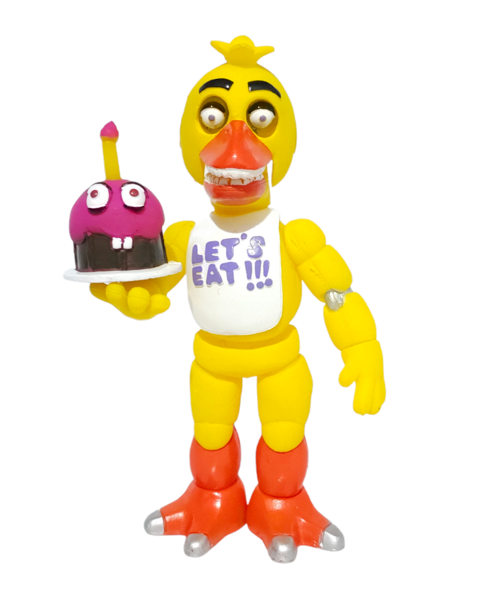 TOY MEXICAN FIGURE BOOTLEG FIVE NIGHTS AT FREDDY'S ANIMATRONICS CHICA  INCHES