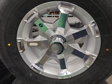 Hi-Spec Aluminum Spoke 16" Series 06 Silver Trailer 8 Lug  Wheel 16x7 3960 rated