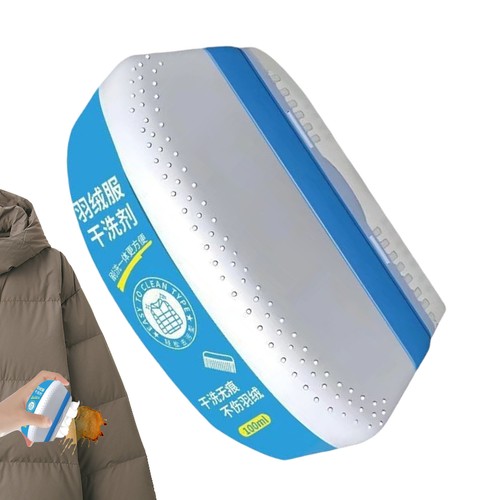 Down Jacket Dry Cleaner 100ml Detergent With Brush For Down Insulated Clothing - Picture 10 of 12