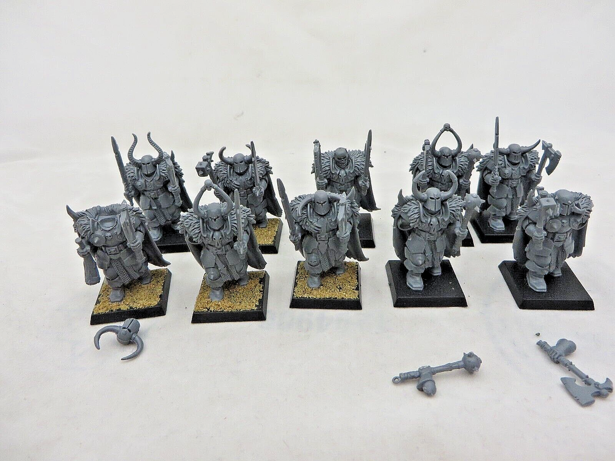 Warhammer AOS Sigmar Chaos Warriors army lot plastic oop