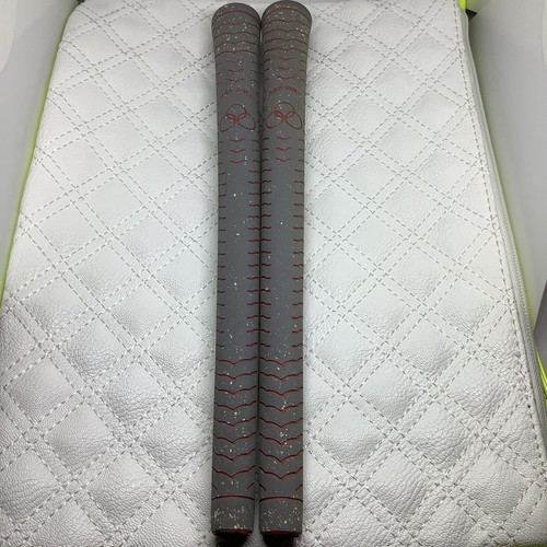 Vintage Golf Pride Grips Olympica Set of 2 Gray Orange Olympic Rings Unique