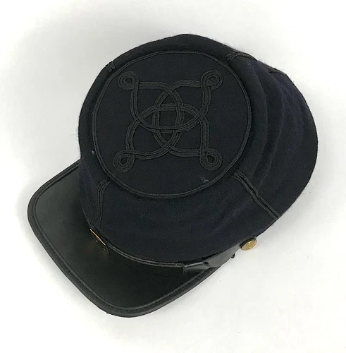 Union Civil War Officers Kepi with Black Braid - Captain's Kepi - Size Medium