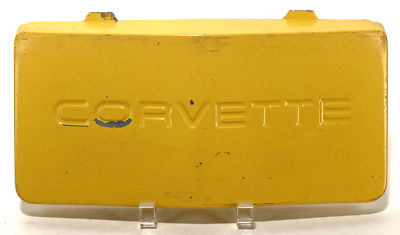 ✓ 1984-90 Chevy Corvette Front Bumper License Plate Cover OEM