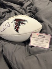 Tony Gonzalez  AND Matt Ryan, Signed Falcons Footballs With Certificates