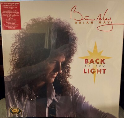 Brian May Back to the Light SEALED Box Set White Vinyl 2 CDs Book Print Queen