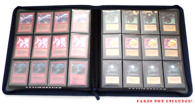 Docsmagic.de Premium Pro-Player 12-Pocket Playset Zip-Album Dark Blue - 480 Card
