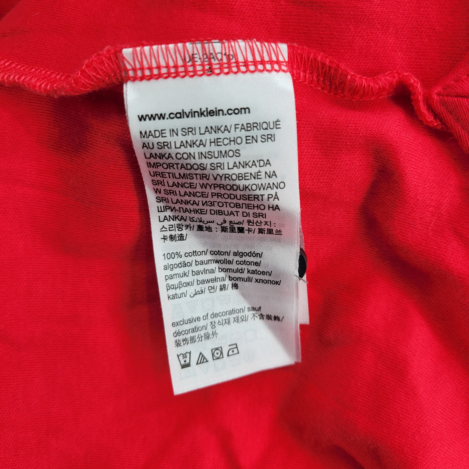 Calvin Klein Liquid Cotton Men's Size XL Solid Red Short Sleeve Polo Shirt thumbnail 6