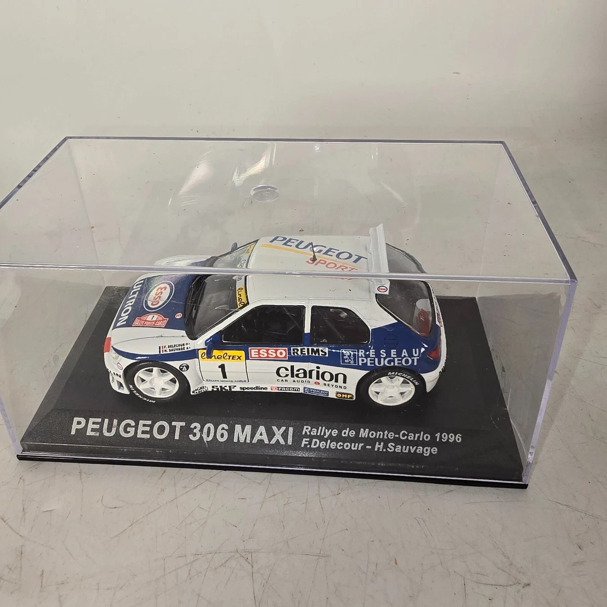 Peugeot 306 Maxi 1998 - Rallye Monte-Carlo - Gilles Panizzi - Ixo/Altaya 1/43 (Collection)