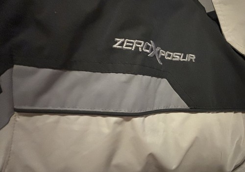 ZeroXPosur Hooded Insulated Ski Jacket White Black Gray Size 2XL EUC - Picture 8 of 9