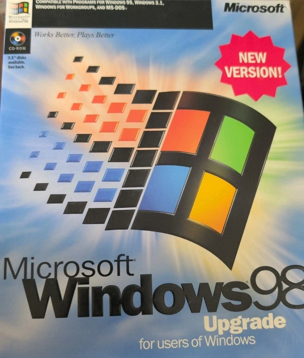 Microsoft Windows 98 Software - English Version for sale | eBay