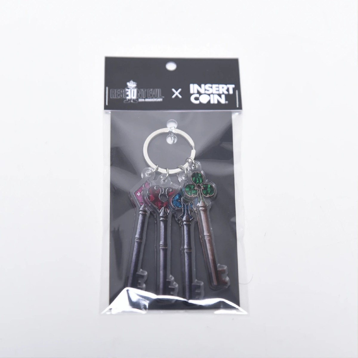 Preorder Set of 2 Resident Evil x Insert Coin Keyring 30th