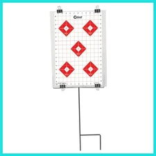 Ultra Portable Target Stand 12" x 18" with Tear Down Design and Targets for O...