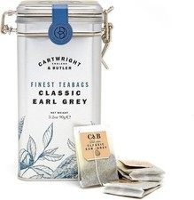 Cartwright & Butler | Earl Grey Tea Bags In Caddy - Birthday Treats, Thank You 