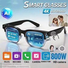 Smart-Brille ✅ KI-Sprachassistent ✅ Fernbedienung ✅ Touch-Fotokamera✅