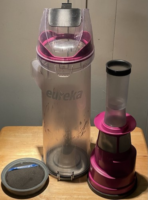 #ad Eureka Airspeed. All Floors Canister And It’s Inner Parts Purple In Color $15.00