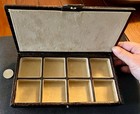 Drexel Heritage Alligator Leather & Suede Jewelry Box Compartment Organizer — photo 2