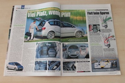 Auto Bild 28/2001 Toyota Avensis Verso Linea Sol 2.0D mit 115PS in einer ersten