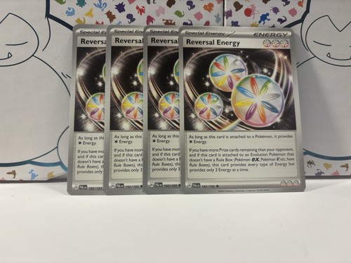 4x Reversal Energy (Playset) 192/193 - NM Condition - Non-Foil