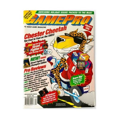 GamePro Pu GamePro  1992 December ''Chester Cheetah, Street Fighter II, S Mag VG