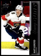 2021-22 UPPER DECK YOUNG GUNS RC Matt Kiersted Rookie Florida Panthers #244