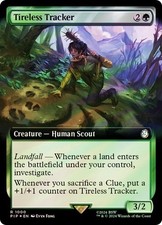 Tireless Tracker (Extended) - NM SURGE FOIL - Fallout PIP MTG