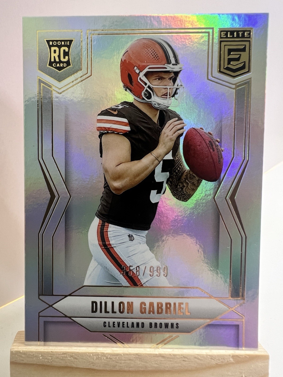 2025 Donruss Elite DILLON GABRIEL Silver /999 Cleveland Browns Rookie