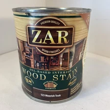 Zar Interior Wood Stain 123 MOORISH TEAK 1 Quart