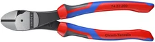 KNIPEX 74 22 200 Comfort Grip High-Leverage Angled Diagonal Cutter 8-Inch