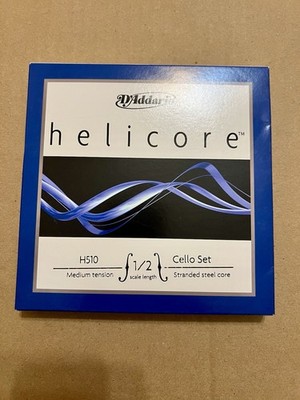 NEW D addario Helicore H510 Medium Tension 1/2 Cello (Sealed)