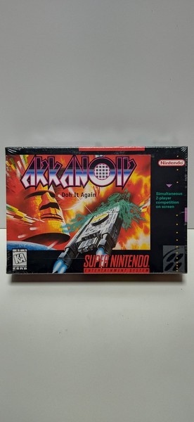 Arkanoid super nintendo snes usa precintado new sealed